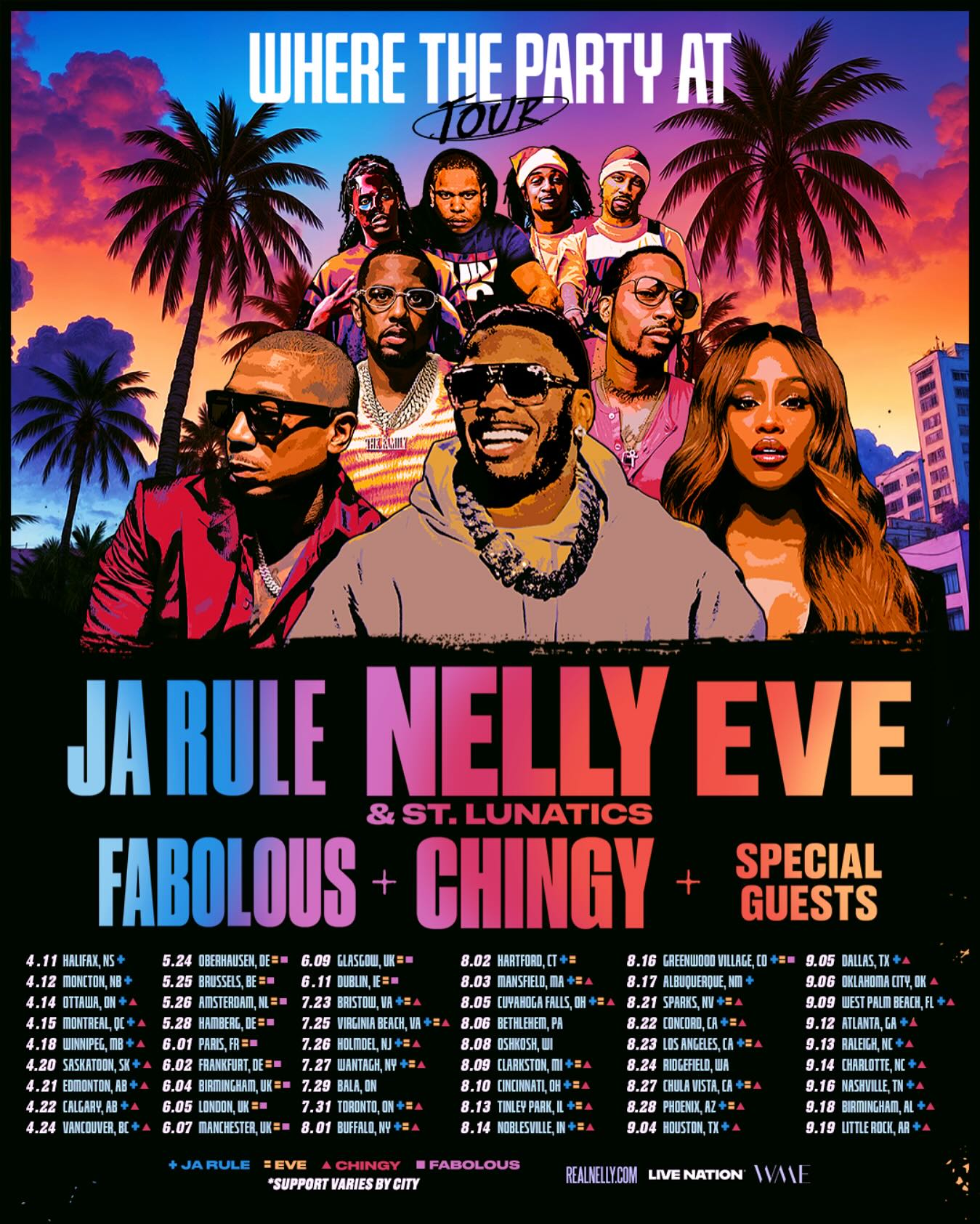 St. Lunatics Tour Poster 2025